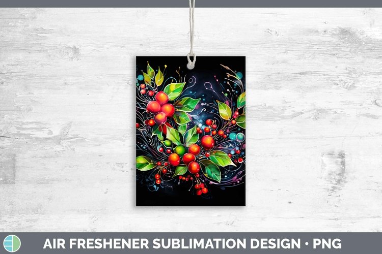 GorgeousNeon Christmas Air Freshener design.