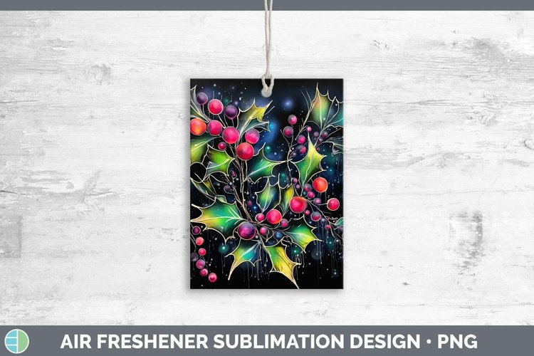 GorgeousNeon Christmas Air Freshener design.