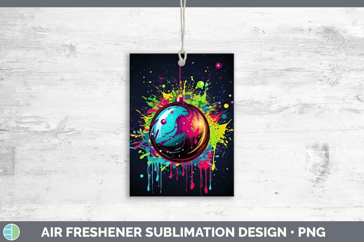 GorgeousNeon Christmas Air Freshener design.