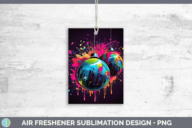 GorgeousNeon Christmas Air Freshener design.