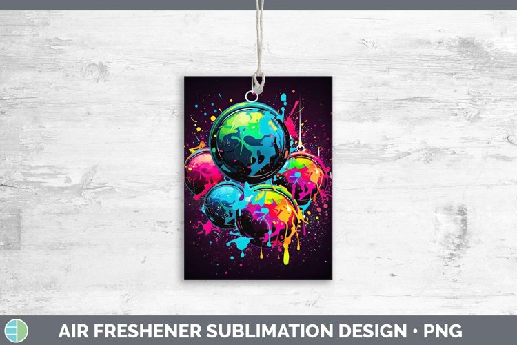 GorgeousNeon Christmas Air Freshener design.