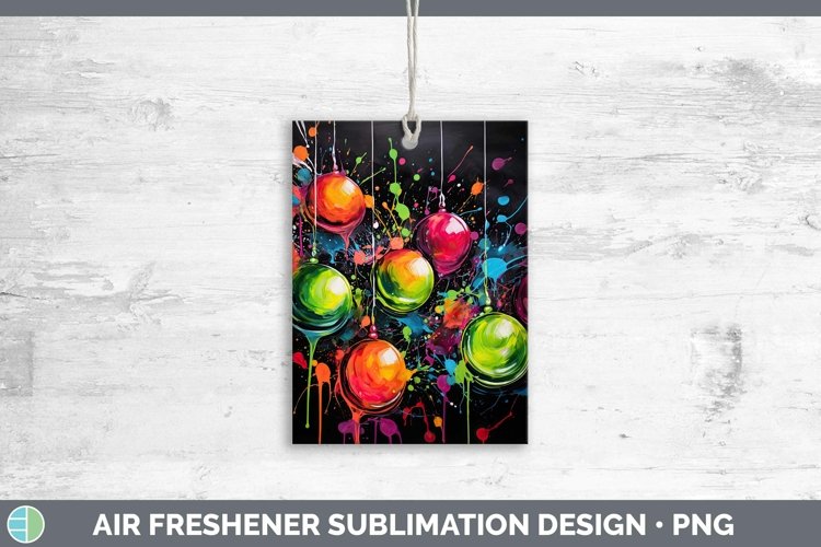 GorgeousNeon Christmas Air Freshener design.
