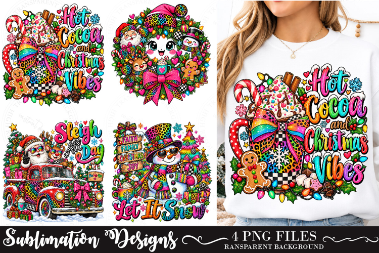 Trending Neon Christmas PNG, Funny Christmas Png
