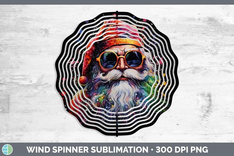 GorgeousNeon Christmas Wind Spinner design.