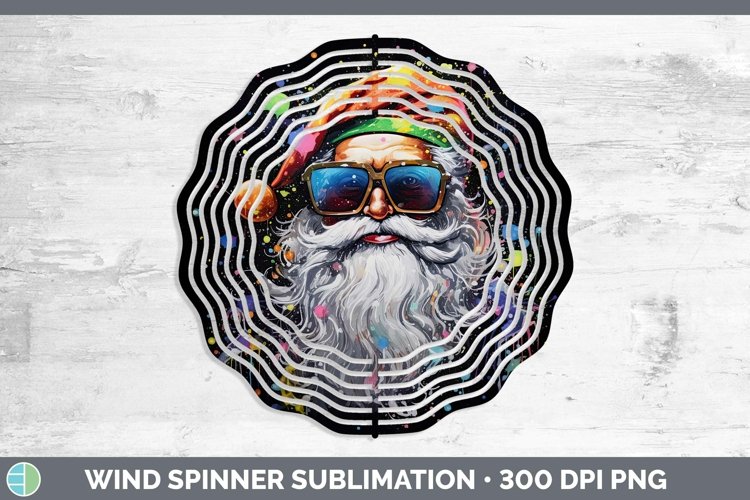 GorgeousNeon Christmas Wind Spinner design.