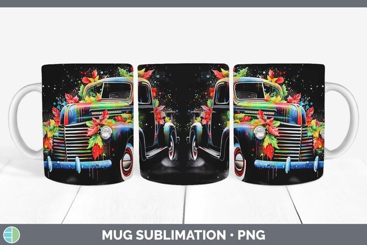 Vintage Truck Clipart Image 12
