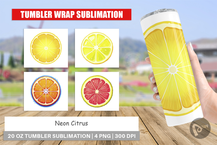 Tumbler Neon Citrus