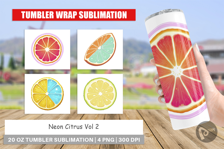 Tumbler Neon Citrus
