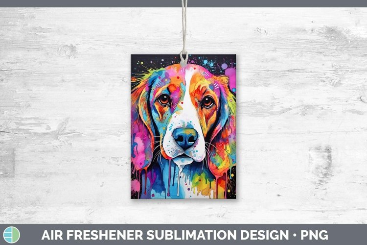 GorgeousNeon Dogs Air Freshener design.