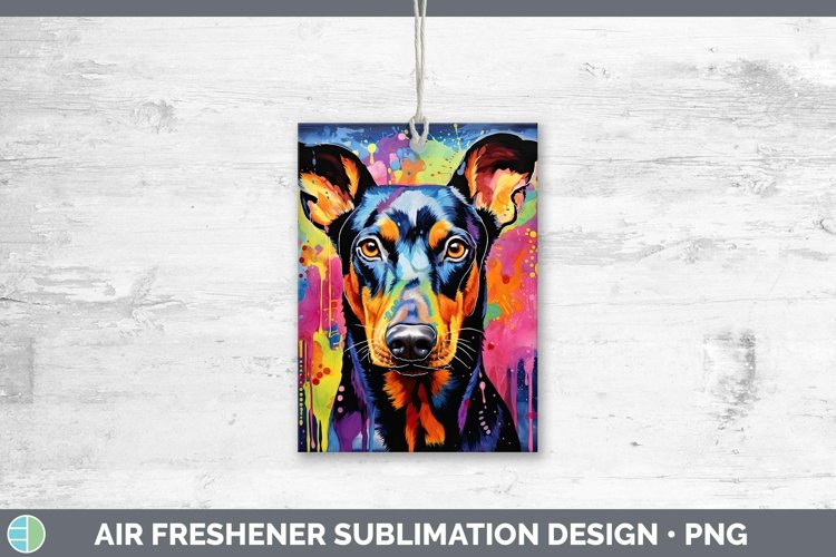 GorgeousNeon Dogs Air Freshener design.