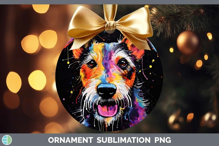 GorgeousNeon Dogs Ornament design.