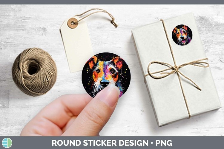 GorgeousNeon Dogs Stickers design.
