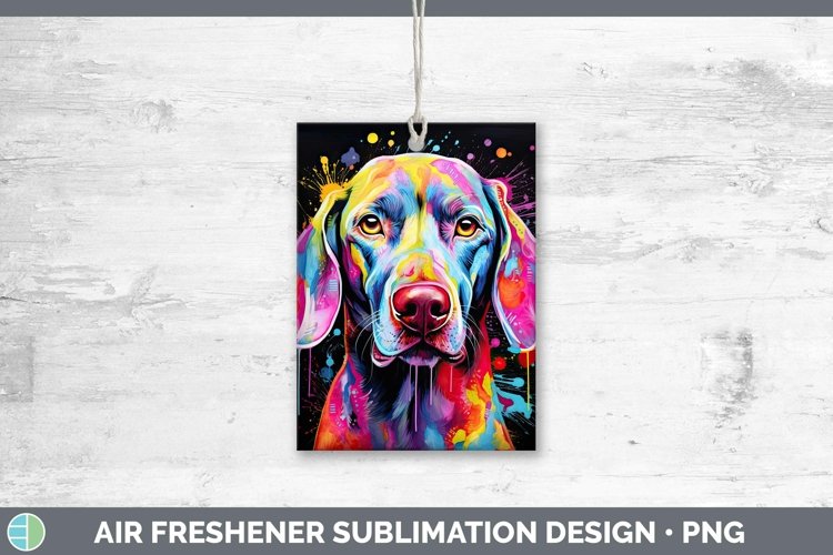 GorgeousNeon Dogs Air Freshener design.