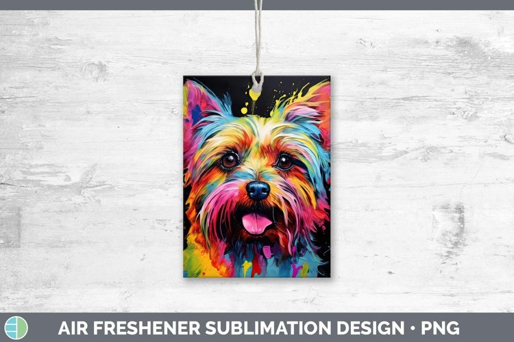 GorgeousNeon Dogs Air Freshener design.