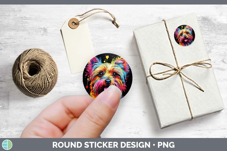 GorgeousNeon Dogs Stickers design.
