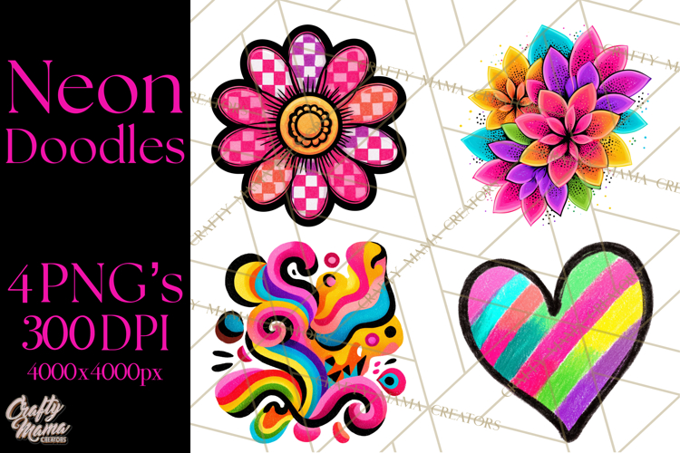 Neon Heart Png Image 13