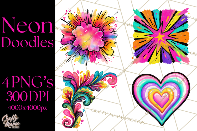Neon Heart Png Image 22