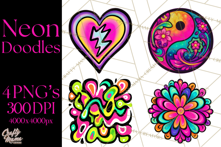 Neon Heart Png Image 24