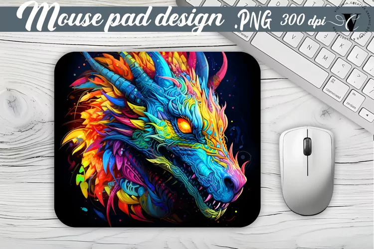 Dragon Mouse Pad | Mouse pad sublimation