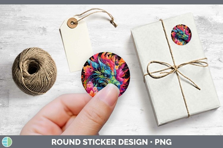 GorgeousNeon Stickers design.