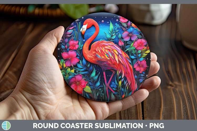 GorgeousNeon Round Coaster design.