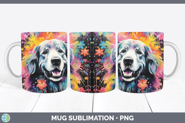 GorgeousNeon Mug Wrap design.