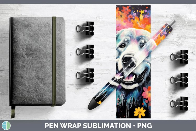 GorgeousNeon Pen Wrap design.