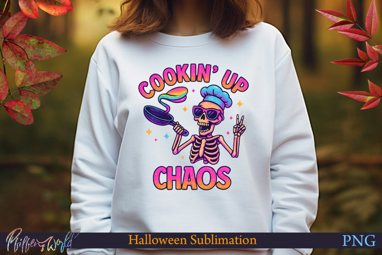 Neon Halloween Sublimation Design | cooking up chaos