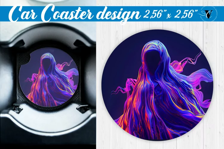 Car Coaster | Halloween sublimation