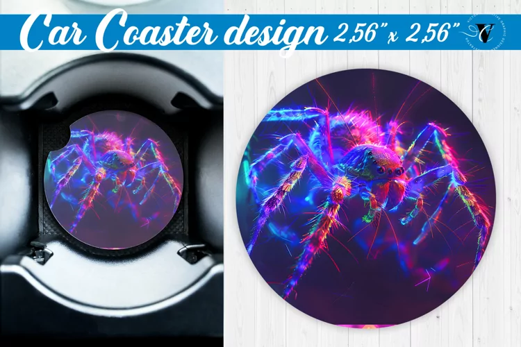 Car Coaster | Halloween sublimation