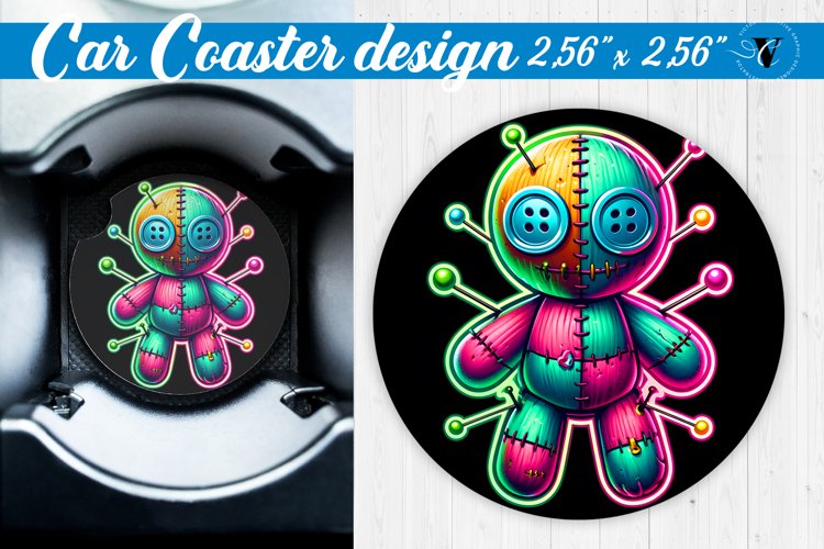 Car Coaster | Halloween sublimation example image 1