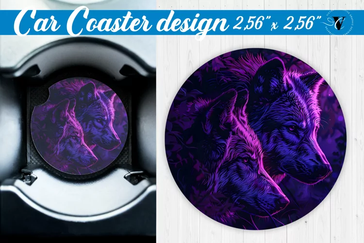 Car Coaster | Halloween sublimation