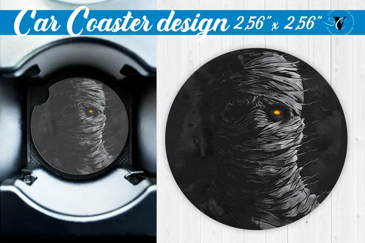 Car Coaster | Halloween sublimation