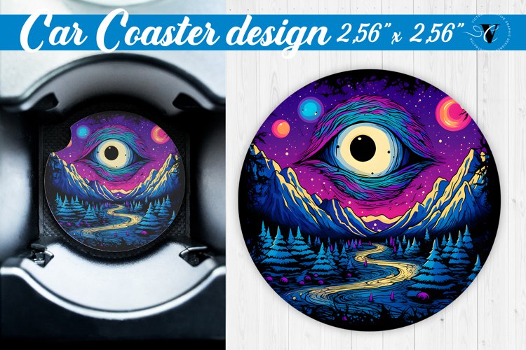 Car Coaster | Halloween sublimation