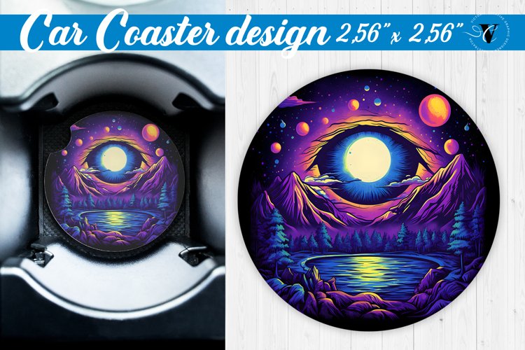 Car Coaster | Halloween sublimation