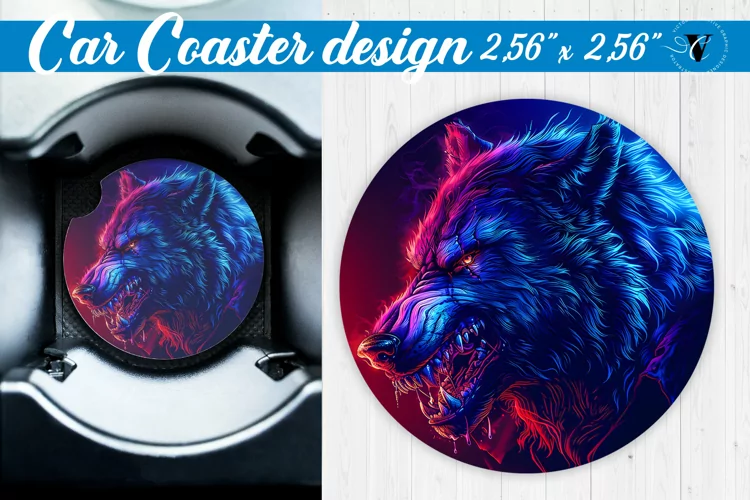 Car Coaster | Halloween sublimation