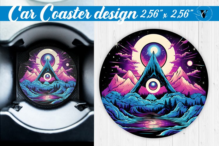 Car Coaster | Halloween sublimation