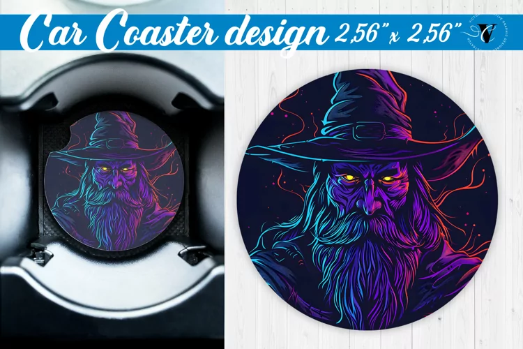 Car Coaster | Halloween sublimation