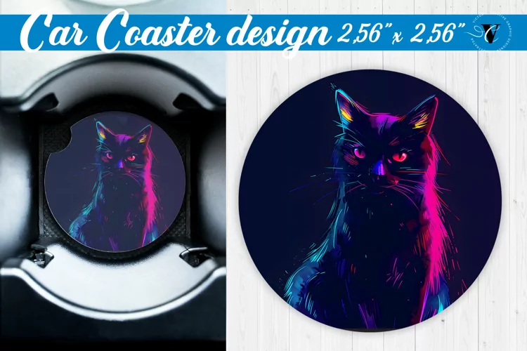 Car Coaster | Halloween sublimation