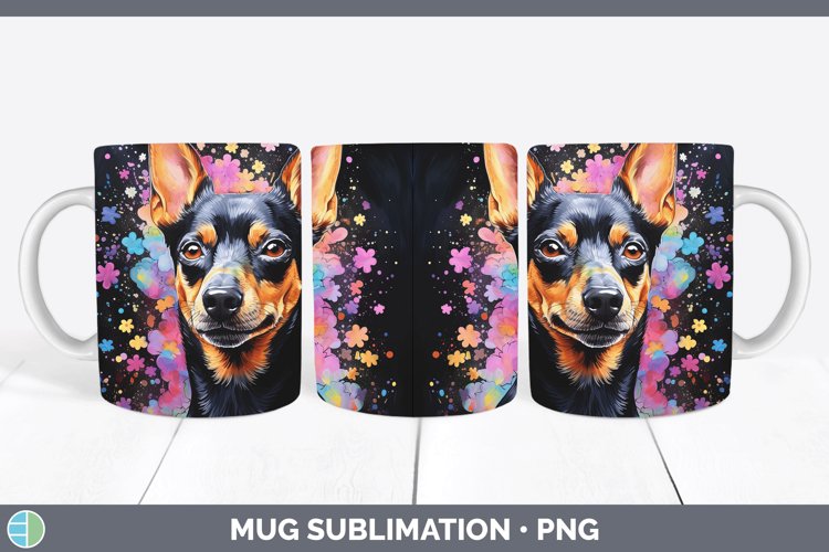 GorgeousNeon Mug Wrap design.