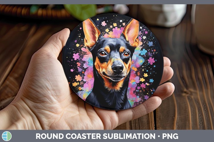 GorgeousNeon Round Coaster design.