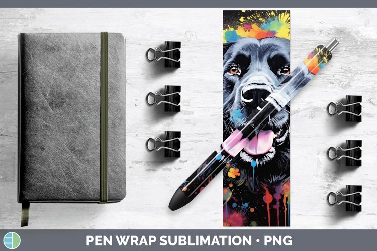 GorgeousNeon Pen Wrap design.