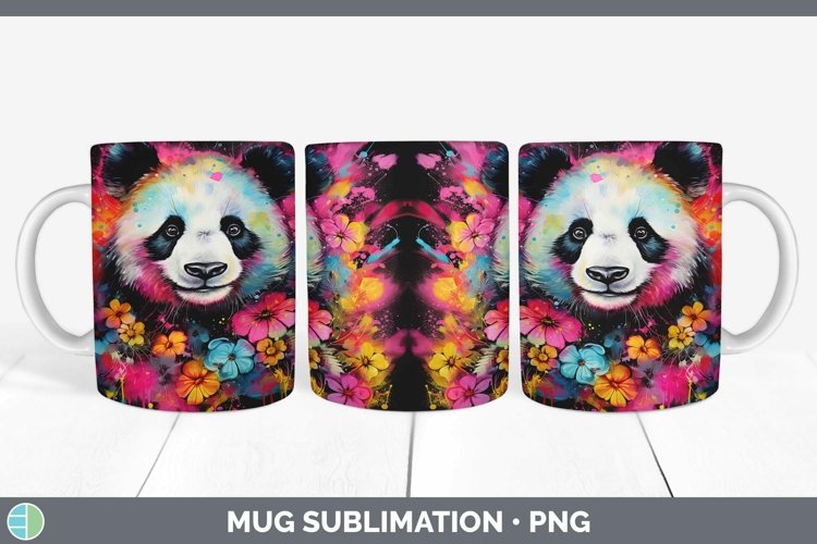 GorgeousNeon Mug Wrap design.