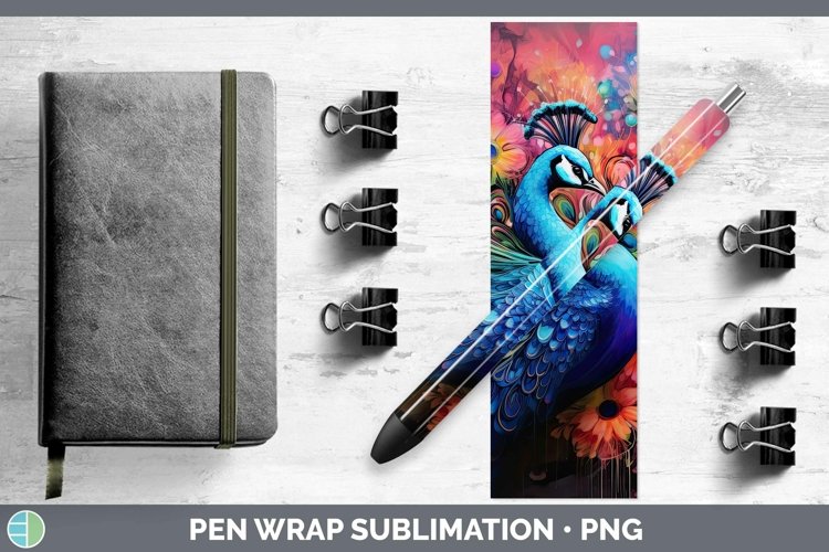 GorgeousNeon Pen Wrap design.