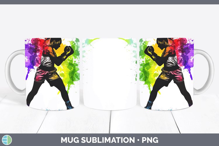 GorgeousNeon Mug Wrap design.