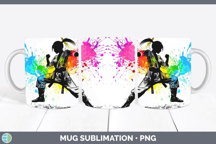 GorgeousNeon Mug Wrap design.