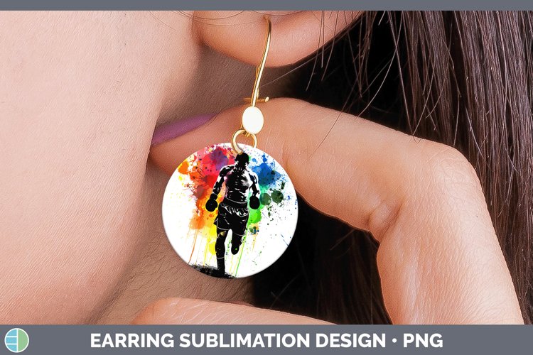 GorgeousNeon Round Earrings design.