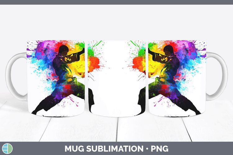 GorgeousNeon Mug Wrap design.