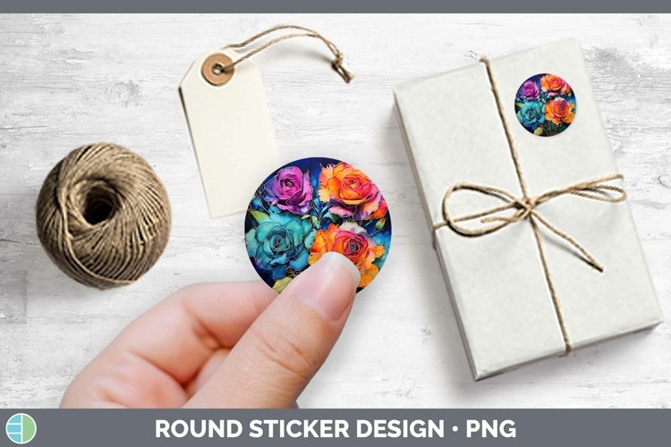 GorgeousNeon Stickers design.
