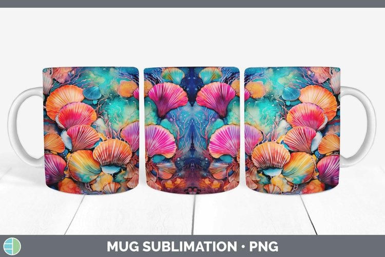 GorgeousNeon Mug Wrap design.